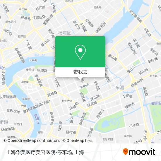 上海华美医疗美容医院-停车场地图