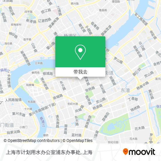 上海市计划用水办公室浦东办事处地图
