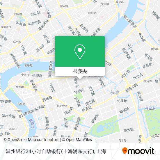 温州银行24小时自助银行(上海浦东支行)地图