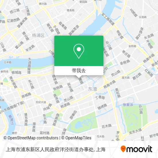 上海市浦东新区人民政府洋泾街道办事处地图