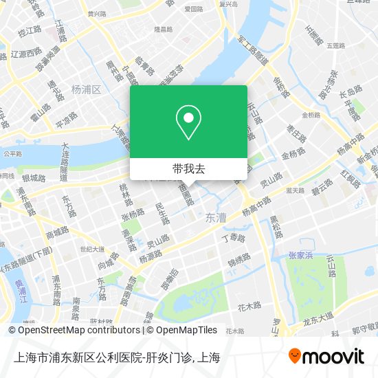 上海市浦东新区公利医院-肝炎门诊地图