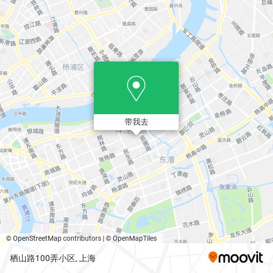 栖山路100弄小区地图