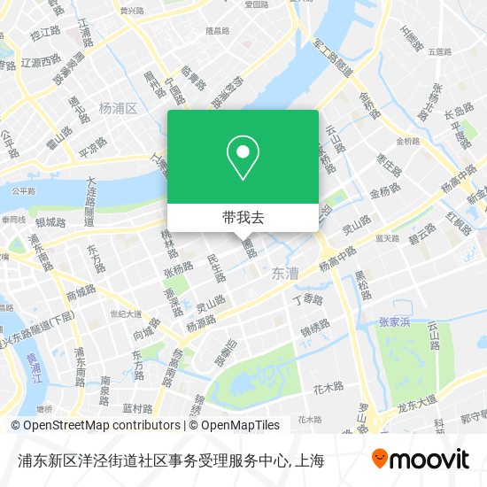 浦东新区洋泾街道社区事务受理服务中心地图