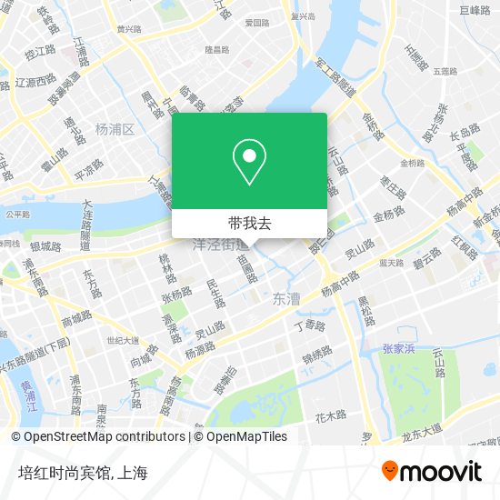 培红时尚宾馆地图