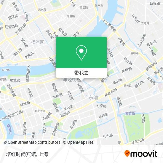 培红时尚宾馆地图