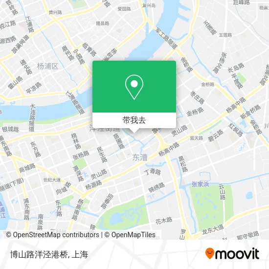 博山路洋泾港桥地图