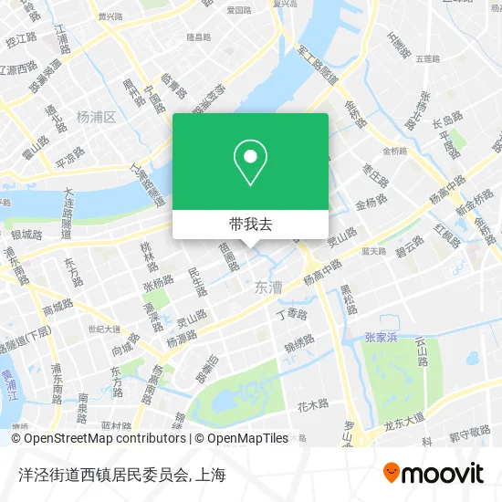 洋泾街道西镇居民委员会地图