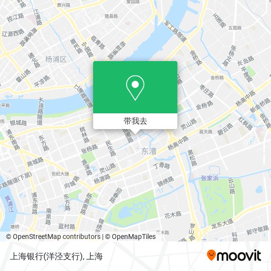 上海银行(洋泾支行)地图