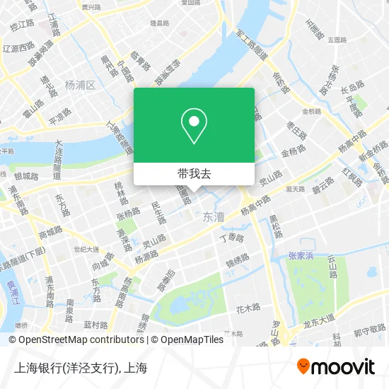 上海银行(洋泾支行)地图