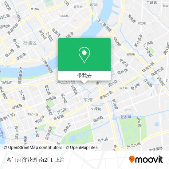 名门河滨花园-南2门地图