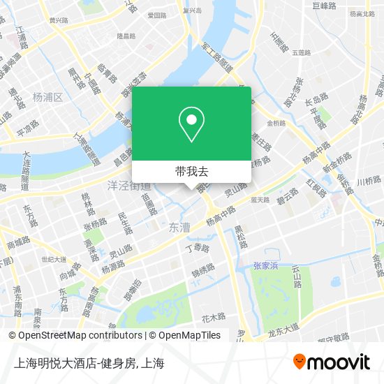 上海明悦大酒店-健身房地图