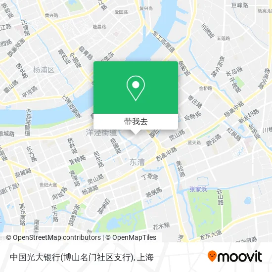 中国光大银行(博山名门社区支行)地图