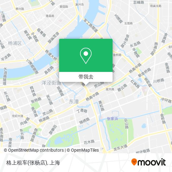 格上租车(张杨店)地图