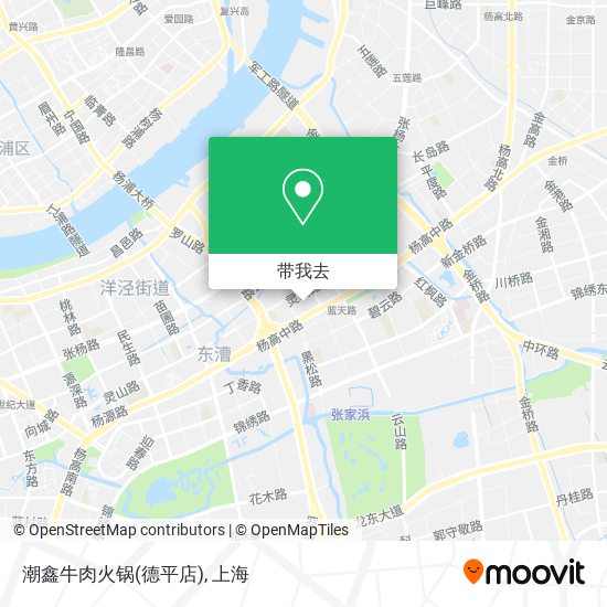 潮鑫牛肉火锅(德平店)地图