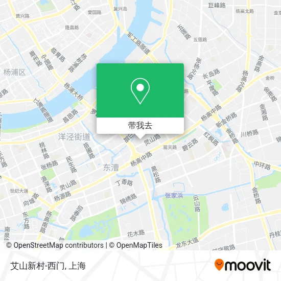 艾山新村-西门地图