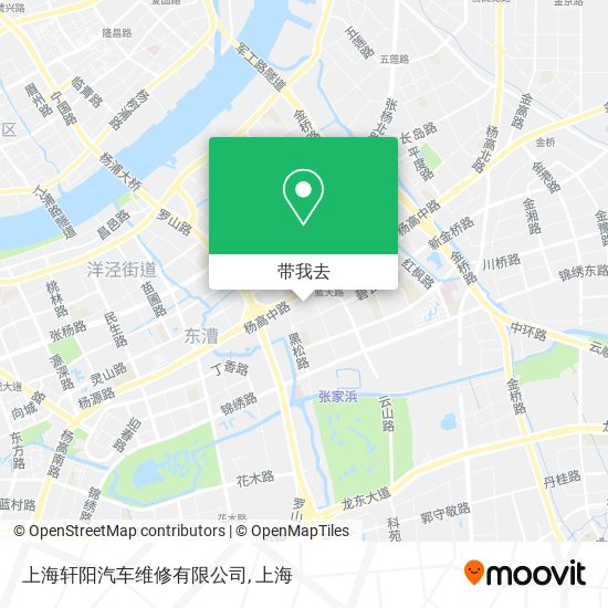 上海轩阳汽车维修有限公司地图