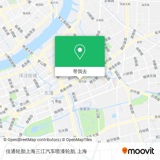 佳通轮胎上海三江汽车喷漆轮胎地图