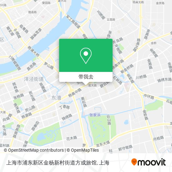 上海市浦东新区金杨新村街道方成旅馆地图