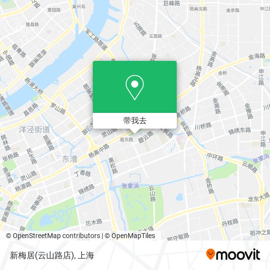 新梅居(云山路店)地图