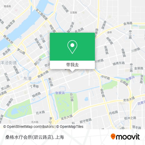 桑格水疗会所(碧云路店)地图