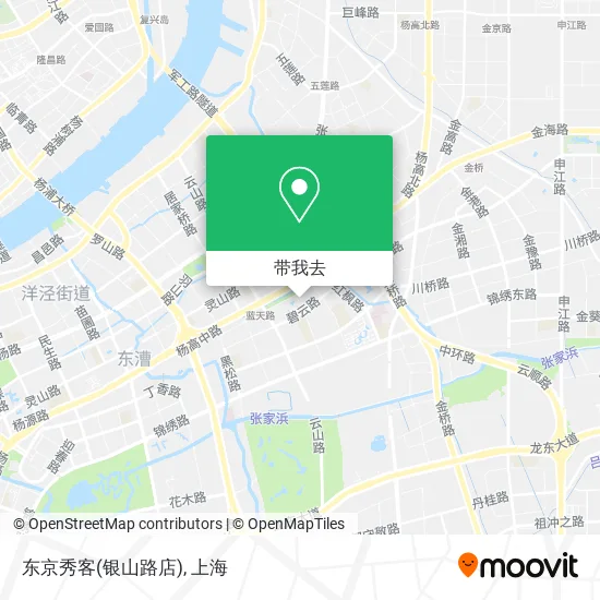 东京秀客(银山路店)地图