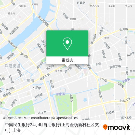 中国民生银行24小时自助银行(上海金杨新村社区支行)地图