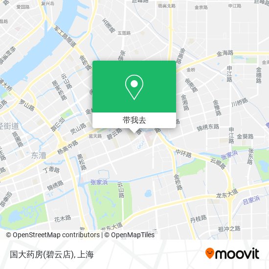 国大药房(碧云店)地图