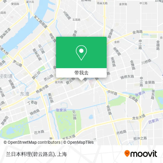 兰日本料理(碧云路店)地图