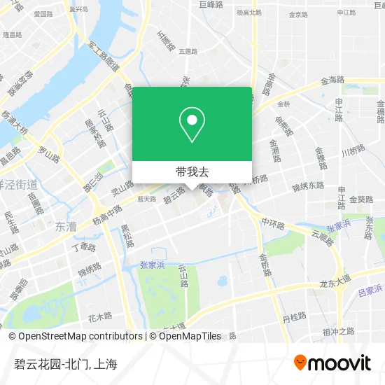 碧云花园-北门地图