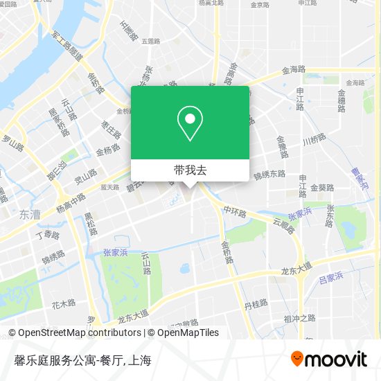 馨乐庭服务公寓-餐厅地图
