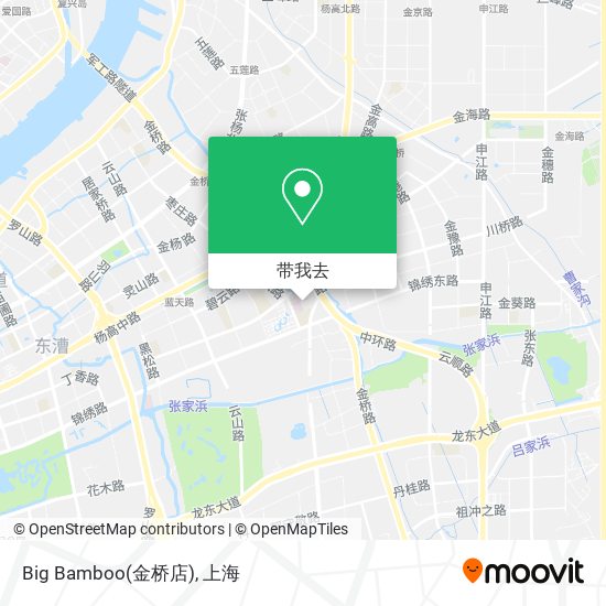 Big Bamboo(金桥店)地图
