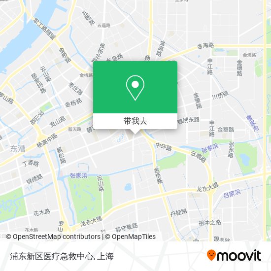 浦东新区医疗急救中心地图
