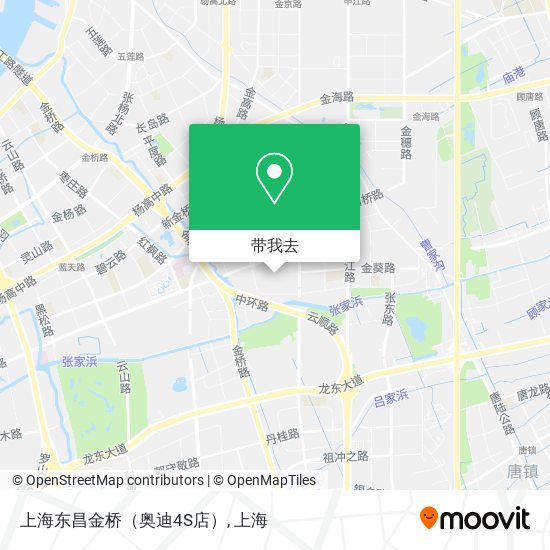 上海东昌金桥（奥迪4S店）地图