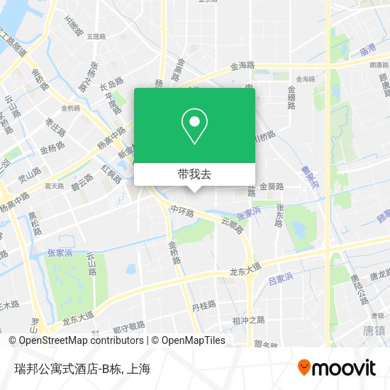 瑞邦公寓式酒店-B栋地图