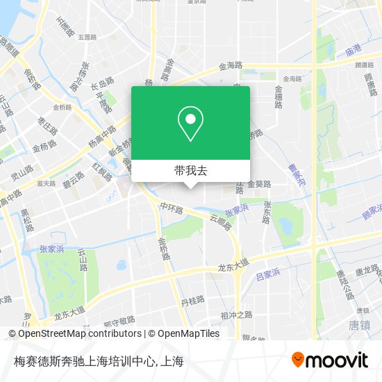 梅赛德斯奔驰上海培训中心地图