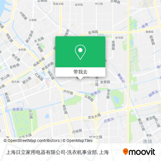 上海日立家用电器有限公司-洗衣机事业部地图