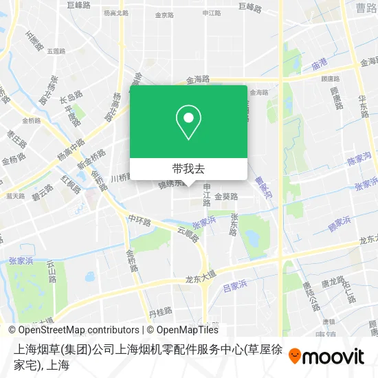 上海烟草(集团)公司上海烟机零配件服务中心(草屋徐家宅)地图