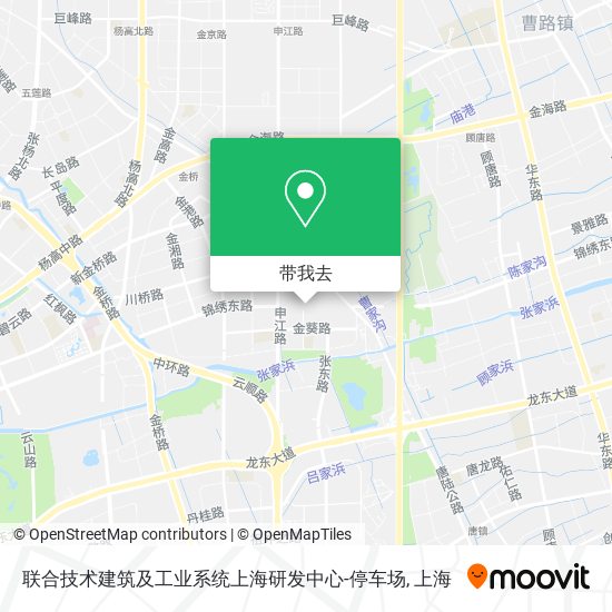 联合技术建筑及工业系统上海研发中心-停车场地图