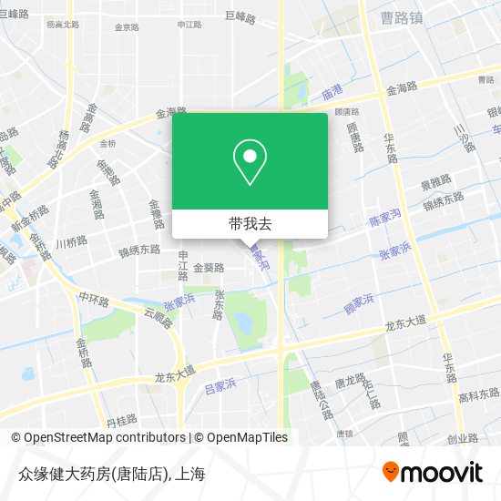 众缘健大药房(唐陆店)地图