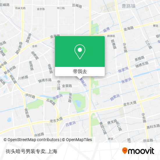 街头暗号男装专卖地图
