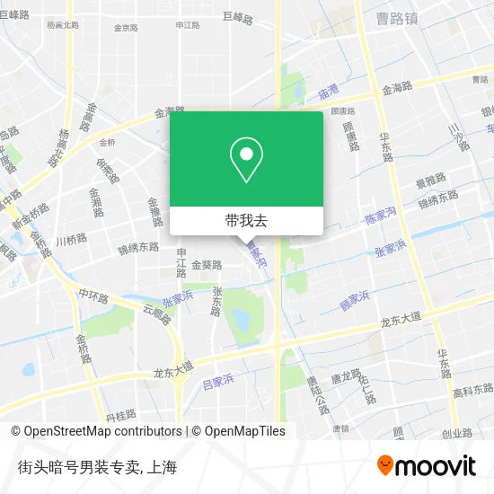 街头暗号男装专卖地图