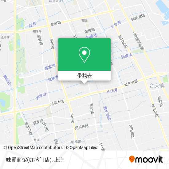 味霸面馆(虹盛门店)地图