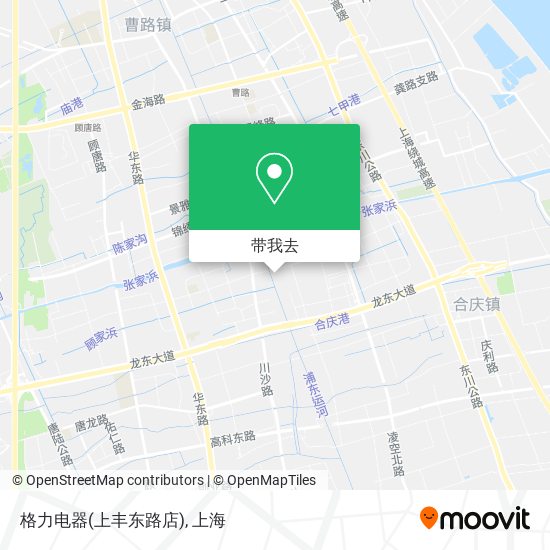 格力电器(上丰东路店)地图