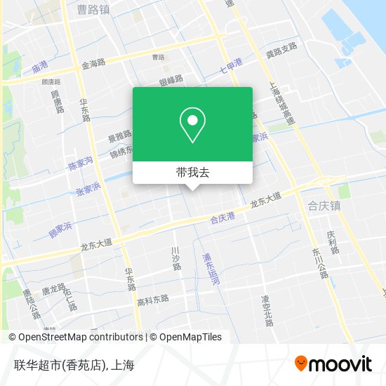 联华超市(香苑店)地图