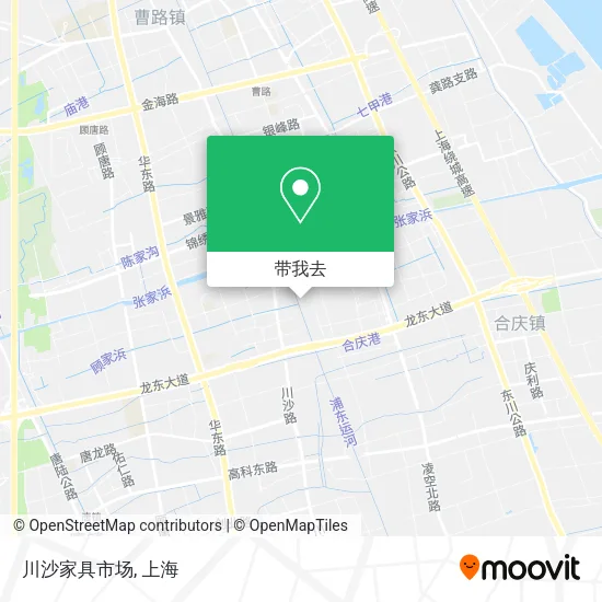 川沙家具市场地图