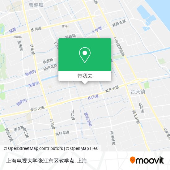 上海电视大学张江东区教学点地图