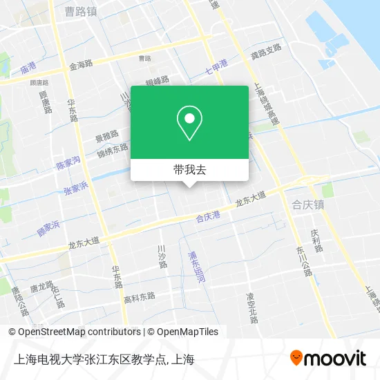 上海电视大学张江东区教学点地图