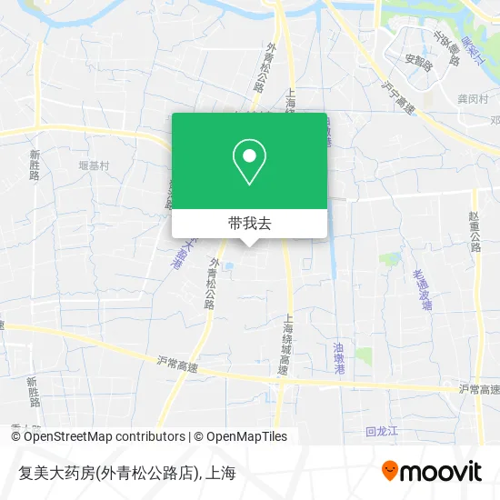 复美大药房(外青松公路店)地图