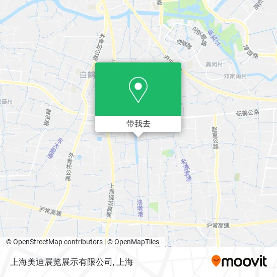 上海美迪展览展示有限公司地图