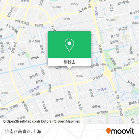 沪南路高青路地图